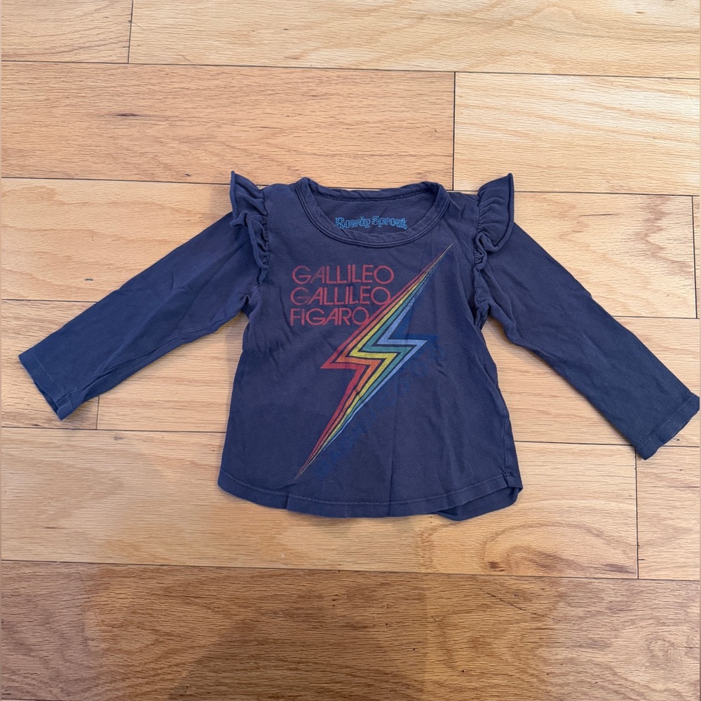 Rowdy Sprouts Queen Galileo Long Sleeve Shirt 18-24M Rock Band Tee